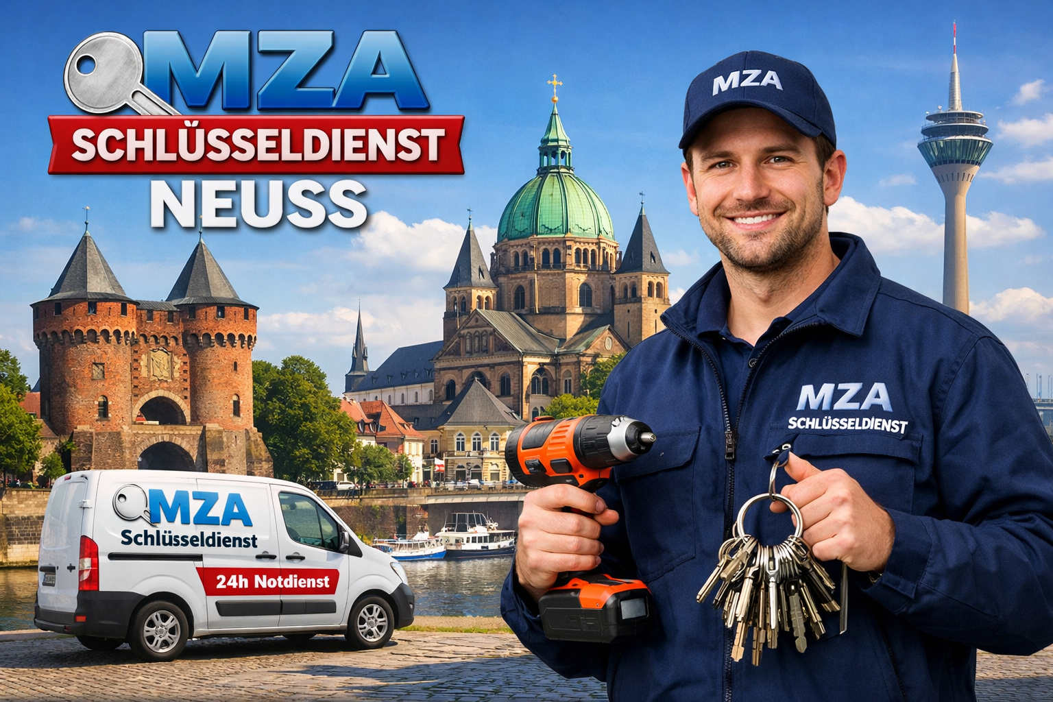 KI generiertes Bild | Schlüsseldienst in Neus